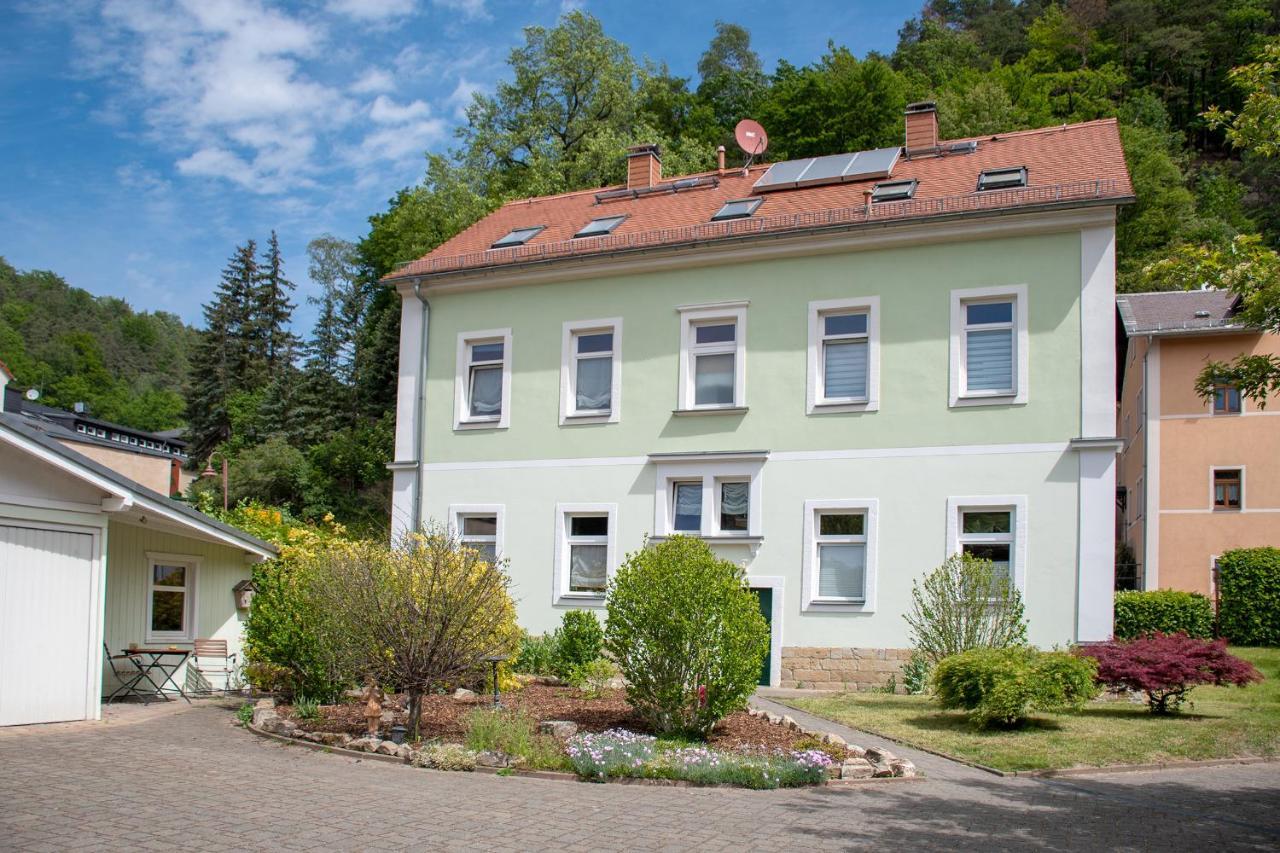 Апартаменты Haus Wettin Бад-Шандау Экстерьер фото